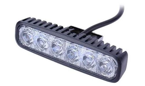 Barra Led Faro 18w Potente Jeep 4x4 Auto Camioneta Bus Motos