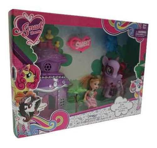 Set de Juguete Pony con casa