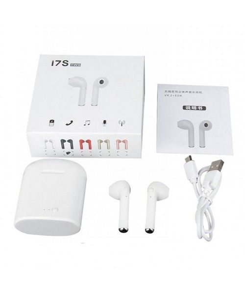 AUDIFONOS DOBLES BLUETOOTH I7, SPORT