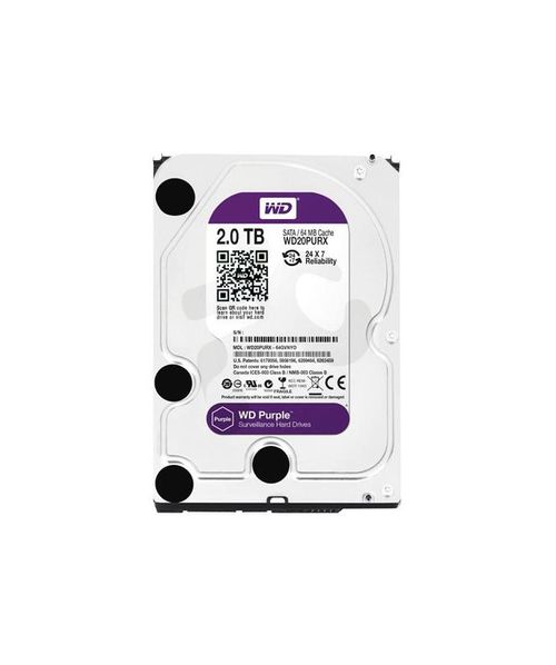 Disco Duro 2tb Western Digital Purple Para Cctv Camaras