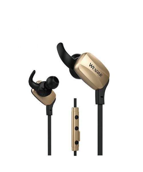 Audifono sport bluetooth wesdar R12 dorado