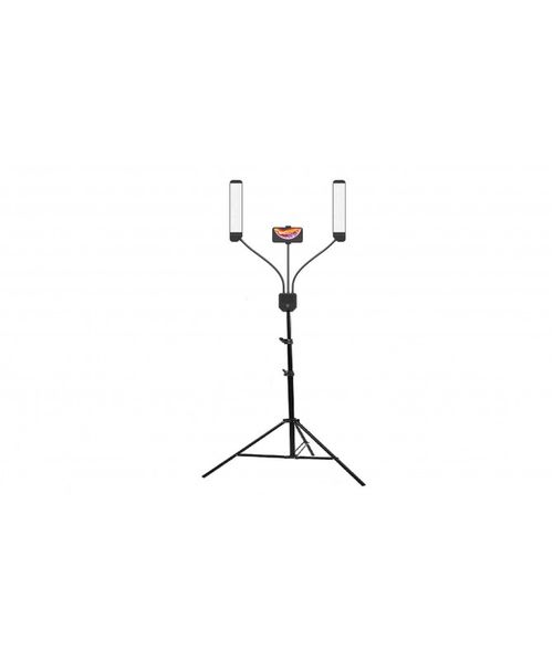 Stand con doble luz potente para fotografía
