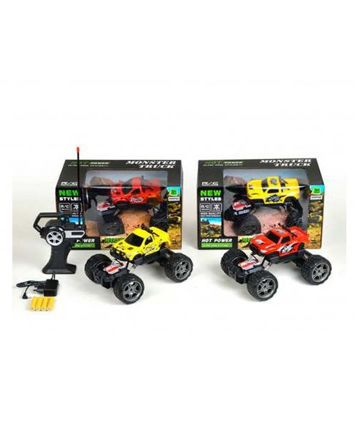 Carro a control remoto largo alcance monster 4-way