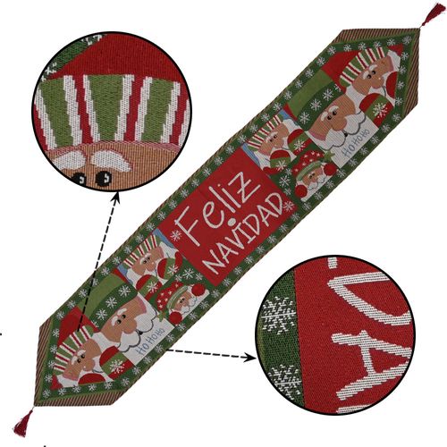 Mantel navideño 180cm x 35cm