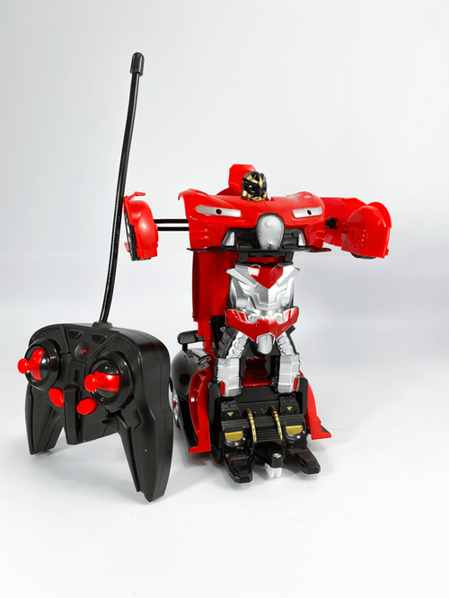 Juguete carro transformer con control