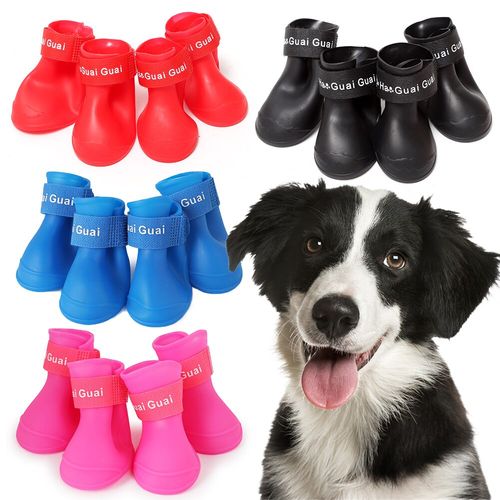 Zapatos para mascota talla XL, 4 ZAPATOS
