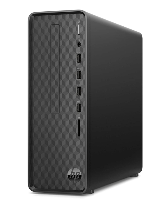 CPU HP Slim, Ryzen 3, 256gb, 8gb, dvdwr, w10, tec ilumi