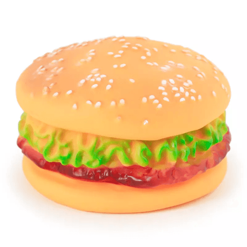 Juguete hamburguesa para mascota