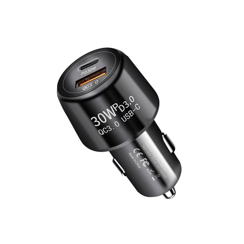 Cargador TE-P29 QC 48W 2 puertos para vehículo