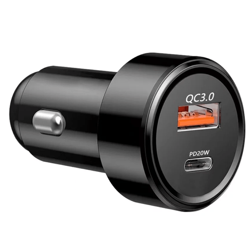 Cargador TE-P31 QC 38W 2 puertos para vehículo