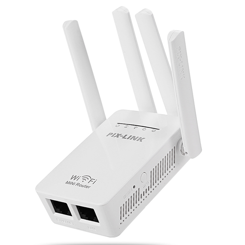 Extensor Pix-Link WR09Q WiFi-N 300 Mbps 4 antenas