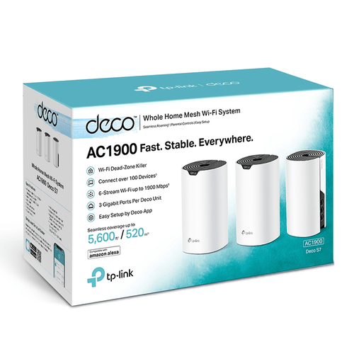 TP-Link Deco S7 (3 pack) Wi-Fi Mesh Dual Band AC1900