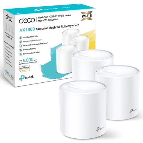 TP-Link Deco X20 (3 pack) Wi-Fi 6 Mesh Dual Band AX1800