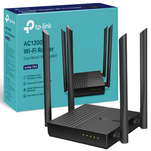 Router TP-Link Archer C64 Wi-Fi MU-MIMO AC1200