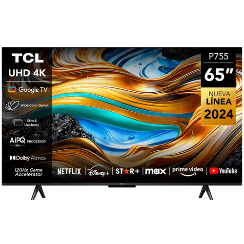 Televisor TCL 65" Popular 4K Smart TV 120 Hz HDR 10+