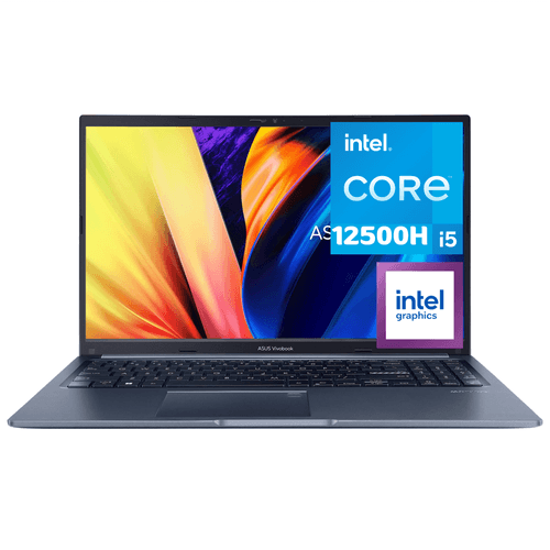 Laptop Asus Vivobook 15 Core i5-12500H 8Gb 512Gb 15.6" FHD FreeDOS Azul + Mouse